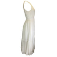 Load image into Gallery viewer, Michael Kors Collection Optic White Cotton and Silk Crepon Blend Halter Dress
