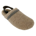 Load image into Gallery viewer, Brunello Cucinelli Taupe Monili Bead Embellished Shearling Slingback Slippers
