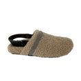 Load image into Gallery viewer, Brunello Cucinelli Taupe Monili Bead Embellished Shearling Slingback Slippers
