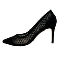 Load image into Gallery viewer, L'Agence Black Suede / Mesh Caliste Pumps
