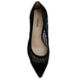 Load image into Gallery viewer, L'Agence Black Suede / Mesh Caliste Pumps
