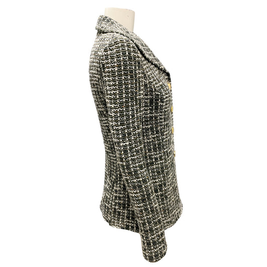 St. John Olive / Ivory Multi Tweed Jacket