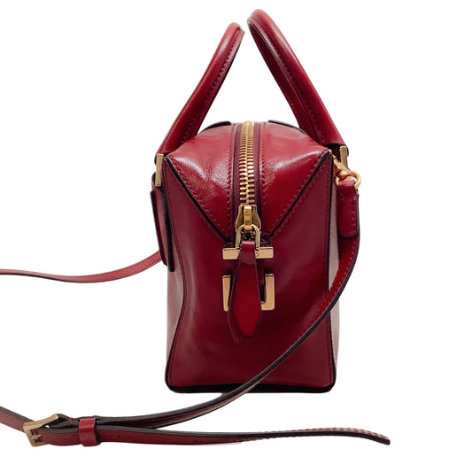 Tod's Red Patent Leather 2 Way Bag