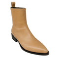 Load image into Gallery viewer, Brunello Cucinelli Beige Monili Bead Embellished Pull-On Leather Ankle Boots
