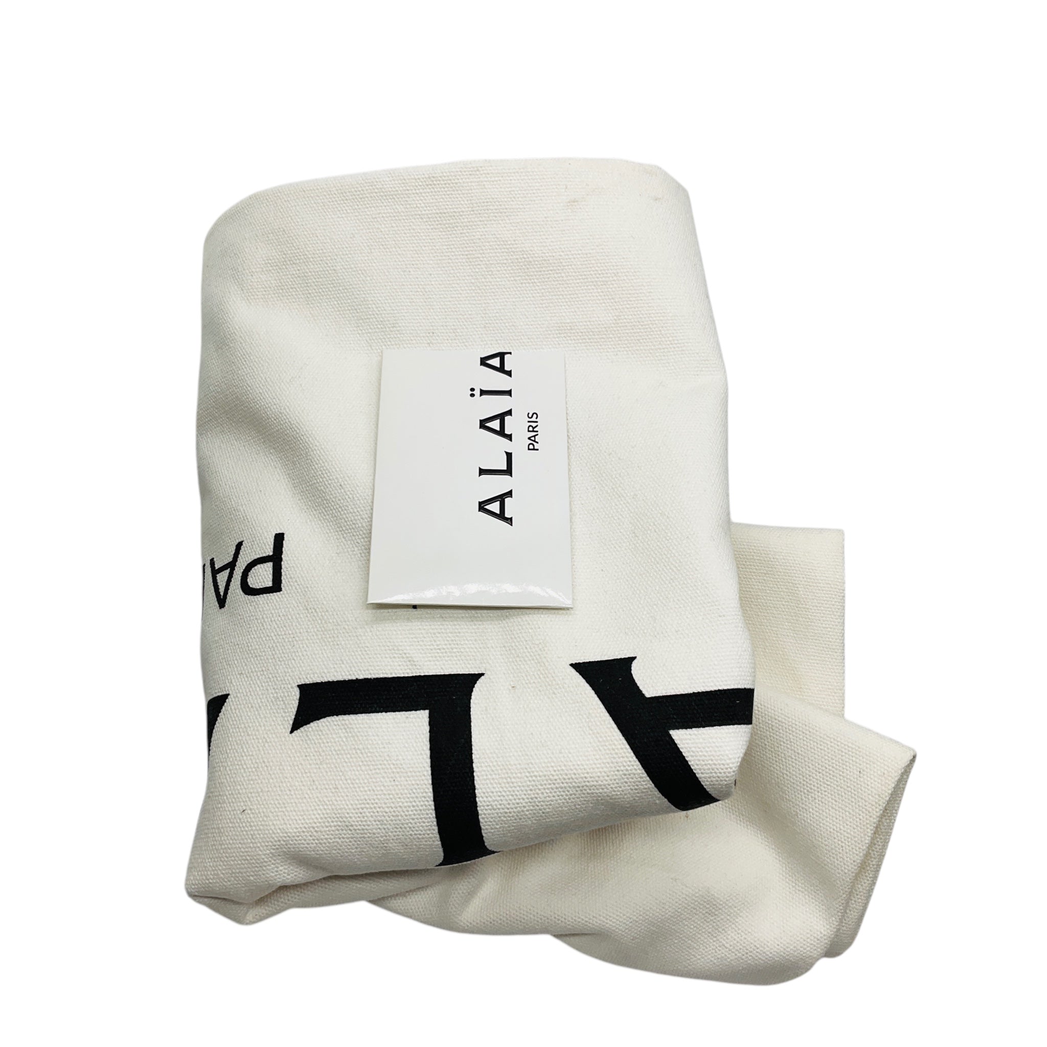 Alaia Argile Mina 44 Large Cut Out Neo Vienne Soft Calfskin Leather Tote Bag