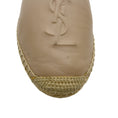 Load image into Gallery viewer, Yves Saint Laurent Rose Poudre Leather Flat Espadrilles
