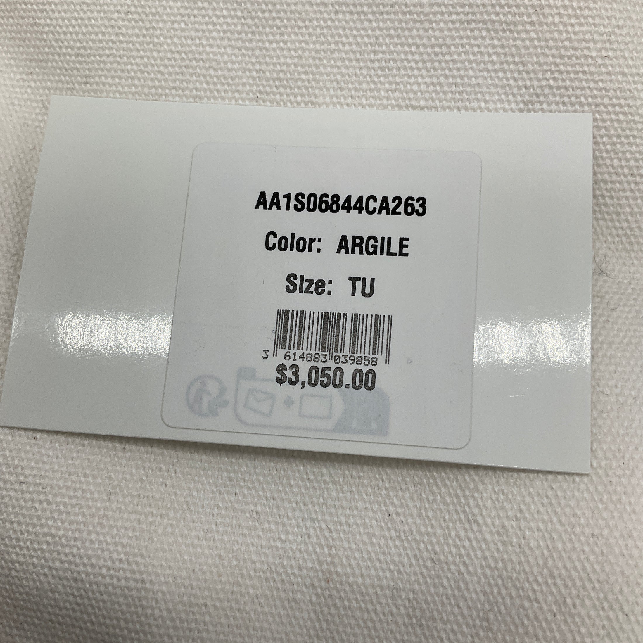 Alaia Argile Mina 44 Large Cut Out Neo Vienne Soft Calfskin Leather Tote Bag