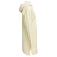 Load image into Gallery viewer, Ralph Lauren Collection Ivory Hooded Wool Crepe Midi Dress
