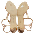 Load image into Gallery viewer, Manolo Blahnik Rose Gold Leather Hulaerga T-Strap Sandals
