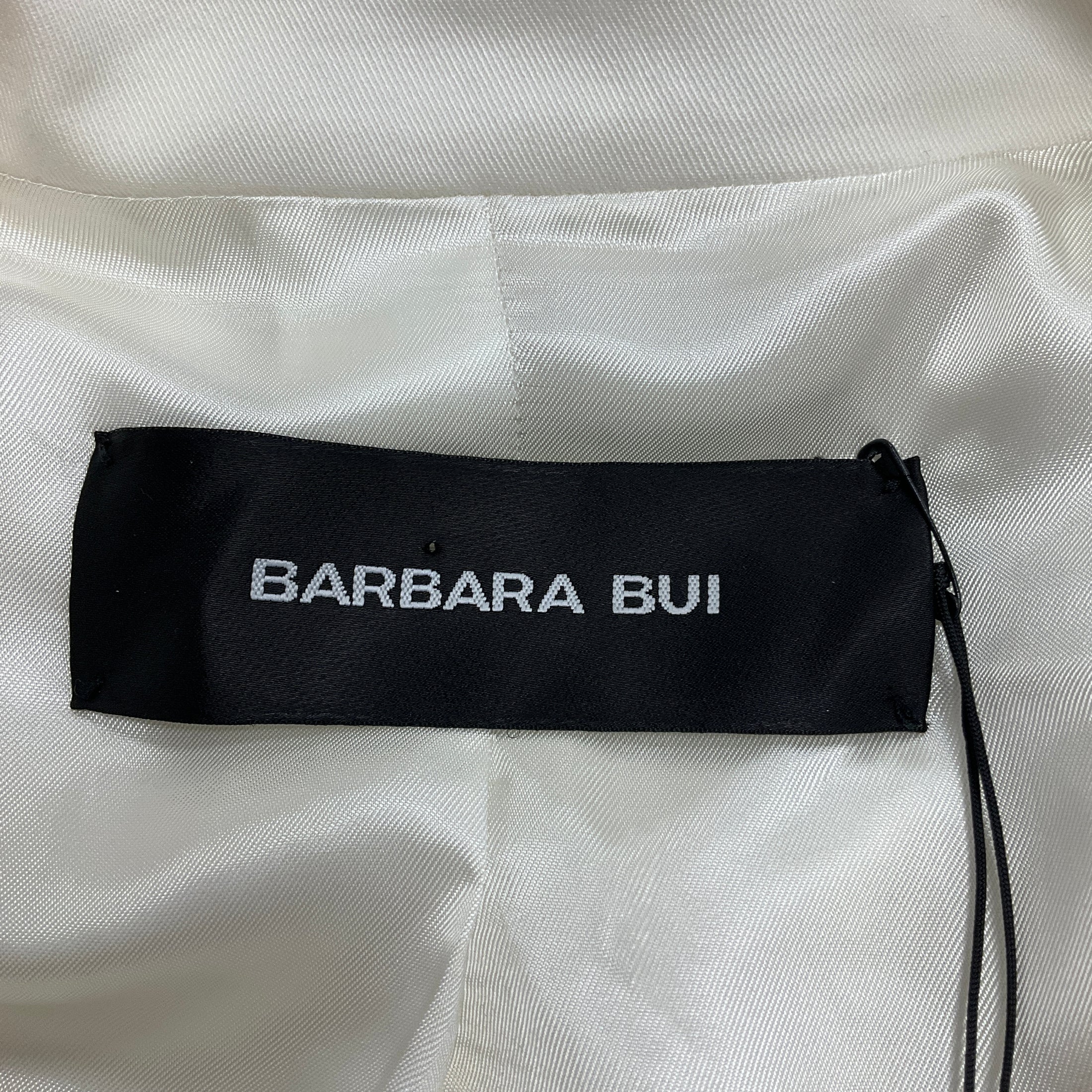 Barbara Bui Ecru Patch Pocket Jacket