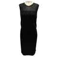 Load image into Gallery viewer, Akris Black Micro Sequined Sleeveless Knit Dress
