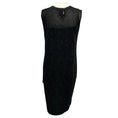 Load image into Gallery viewer, Akris Black Micro Sequined Sleeveless Knit Dress
