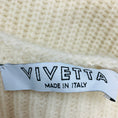 Load image into Gallery viewer, Vivetta Ivory / Black Long Sleeved Wool and Cashmere Knit Sweater Dress
