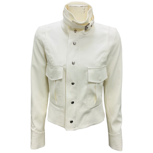 Barbara Bui Ecru Patch Pocket Jacket