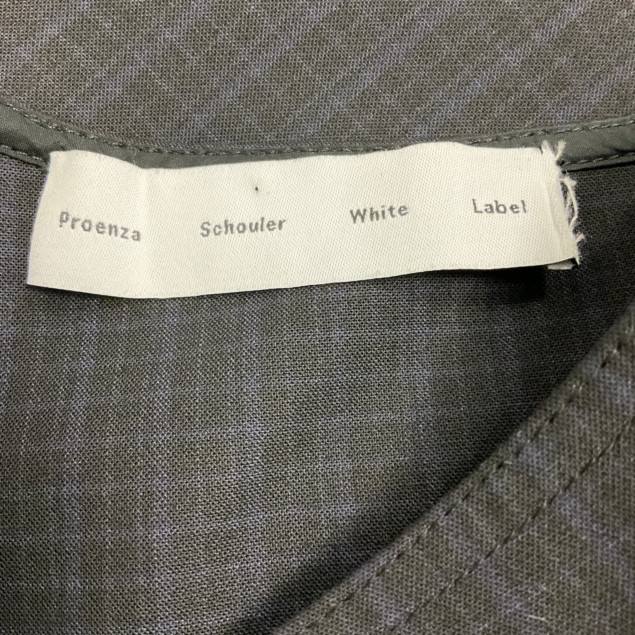 Proenza Schouler White Label Ink Blue Layla Midi Dress