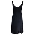 Load image into Gallery viewer, Jil Sander Black Ruffled Sleeveless Midi Dress
