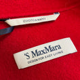 Load image into Gallery viewer, Max Mara 'S Red Belted Wool Coat
