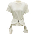 Load image into Gallery viewer, Alaia White / Blanc Short Sleeved Cotton Blouse
