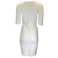 Load image into Gallery viewer, Emanuel Ungaro White Sheer Panel Lace Detail Short Sleeved Knit Dress
