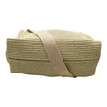 Load image into Gallery viewer, Marni Natural Woven Raffia Tote Handbag with Blue Logo
