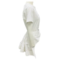 Load image into Gallery viewer, Alaia White / Blanc Short Sleeved Cotton Blouse
