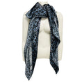 Load image into Gallery viewer, Escada Vintage Blue / Black / Pink Multi Tiger Print Large Square Silk Scarf

