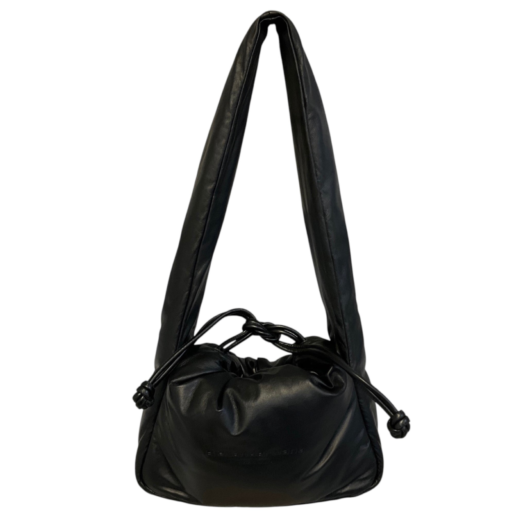 Alexander Wang Black Buttery Leather Ryan Puff Small Bag