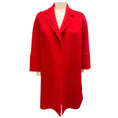 Load image into Gallery viewer, Max Mara 'S Red Belted Wool Coat
