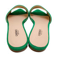 Load image into Gallery viewer, L'Agence Green Suede Serena Slide Sandals
