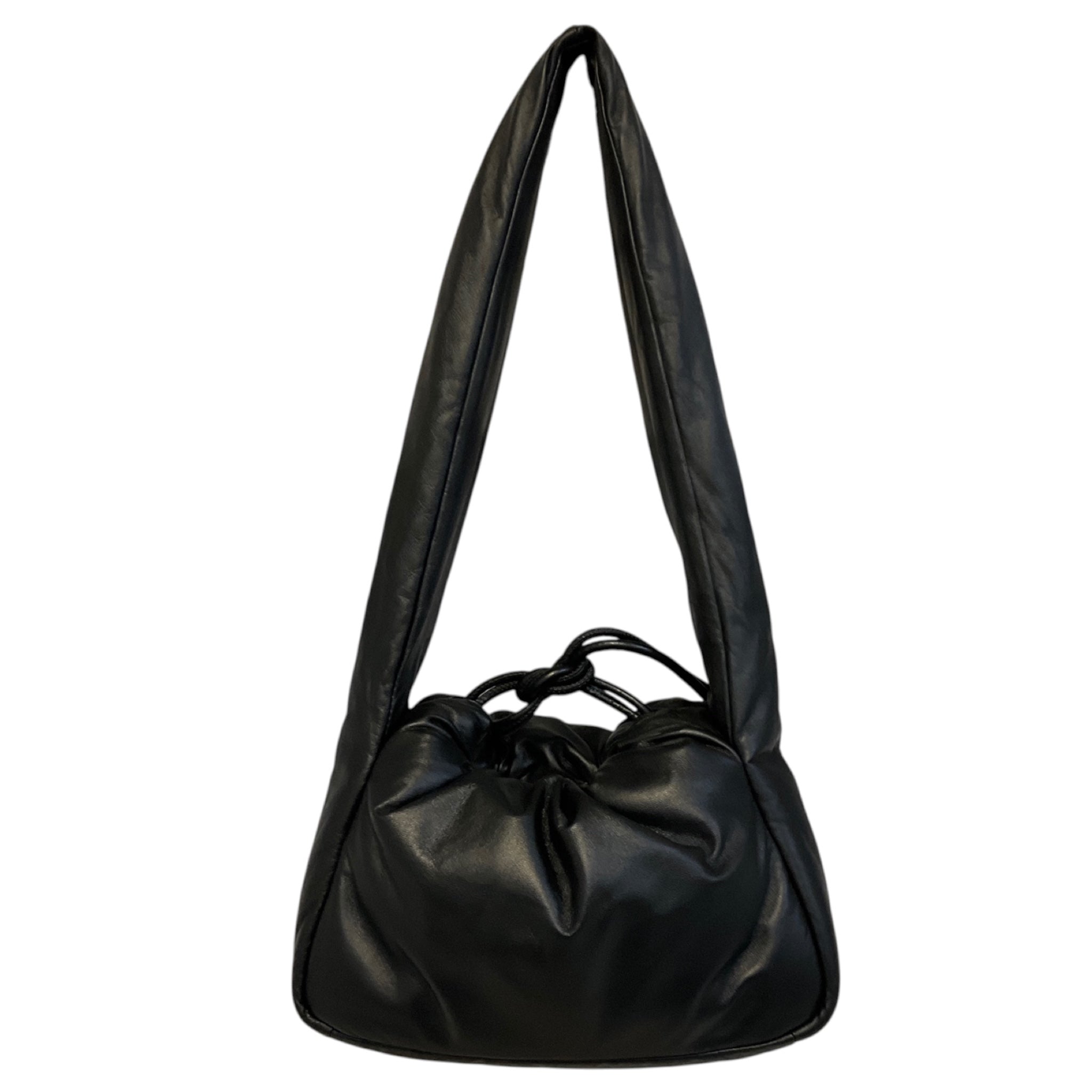 Alexander Wang Black Buttery Leather Ryan Puff Small Bag
