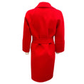 Load image into Gallery viewer, Max Mara 'S Red Belted Wool Coat
