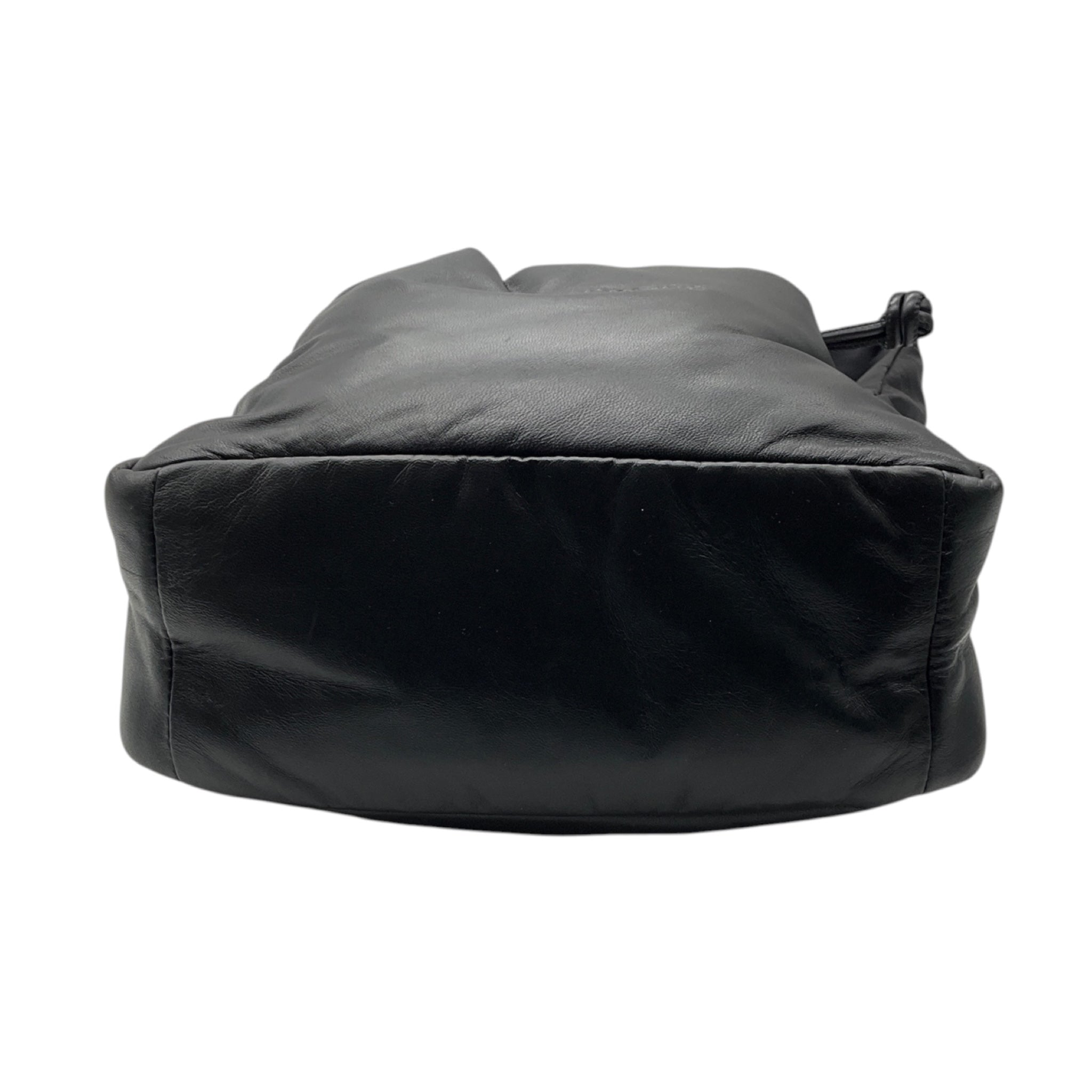 Alexander Wang Black Buttery Leather Ryan Puff Small Bag