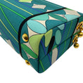 Load image into Gallery viewer, Emilio Pucci Vintage 1960's Turquoise Scarf Print Box Bag
