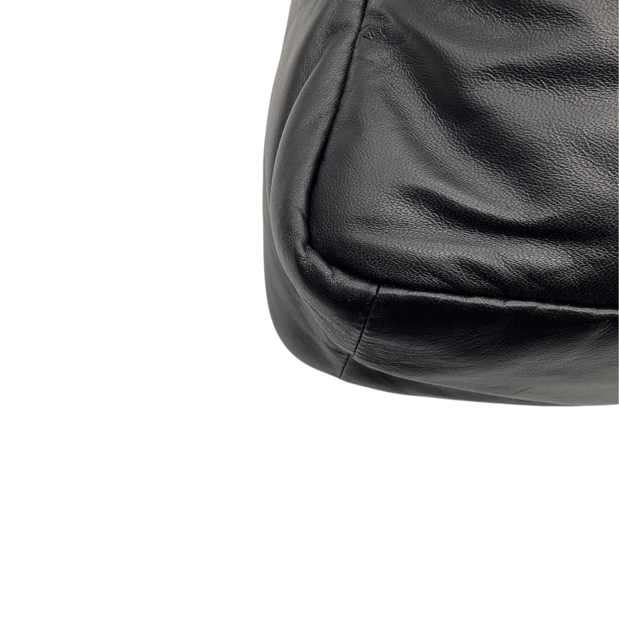 Alexander Wang Black Buttery Leather Ryan Puff Small Bag