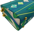 Load image into Gallery viewer, Emilio Pucci Vintage 1960's Turquoise Scarf Print Box Bag
