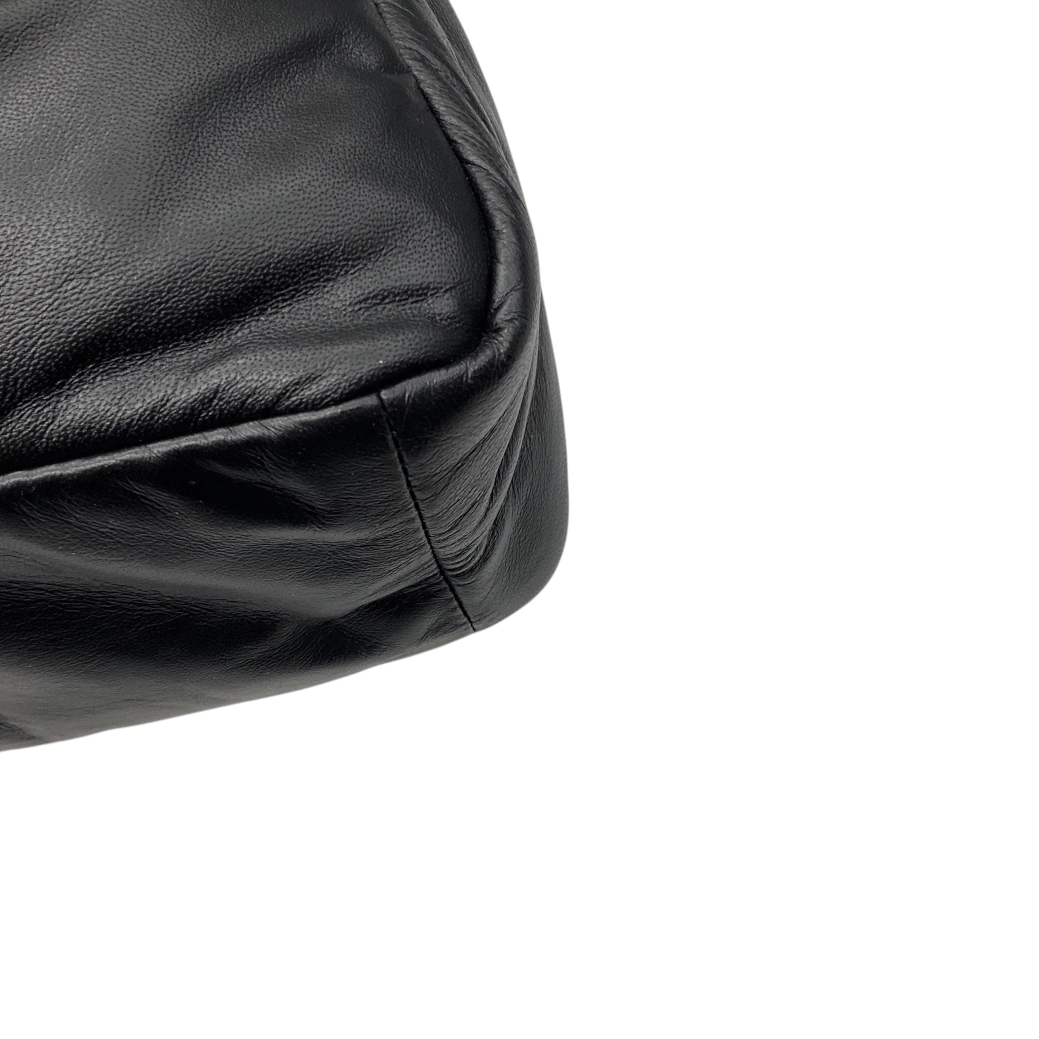 Alexander Wang Black Buttery Leather Ryan Puff Small Bag