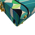 Load image into Gallery viewer, Emilio Pucci Vintage 1960's Turquoise Scarf Print Box Bag
