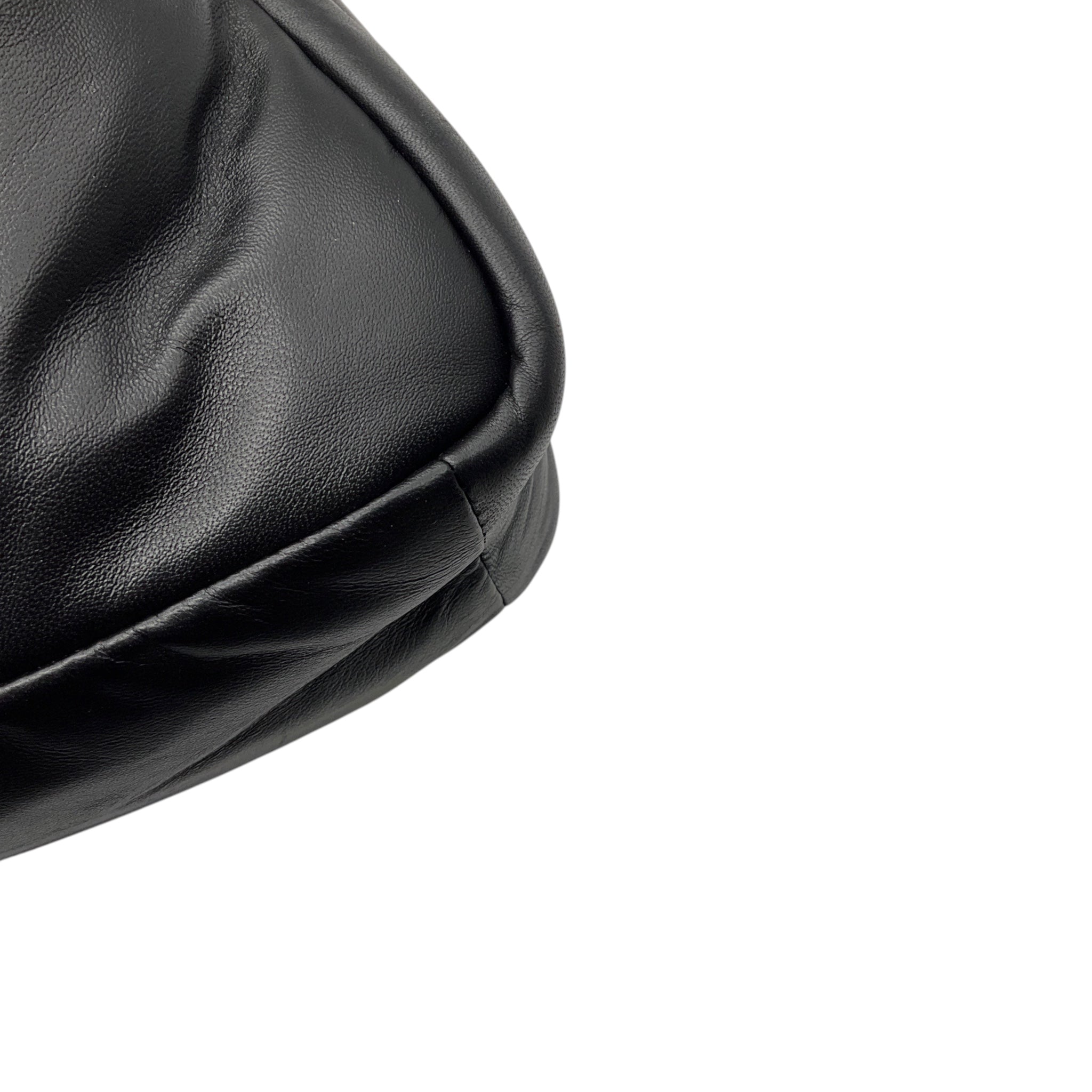 Alexander Wang Black Buttery Leather Ryan Puff Small Bag
