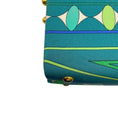 Load image into Gallery viewer, Emilio Pucci Vintage 1960's Turquoise Scarf Print Box Bag

