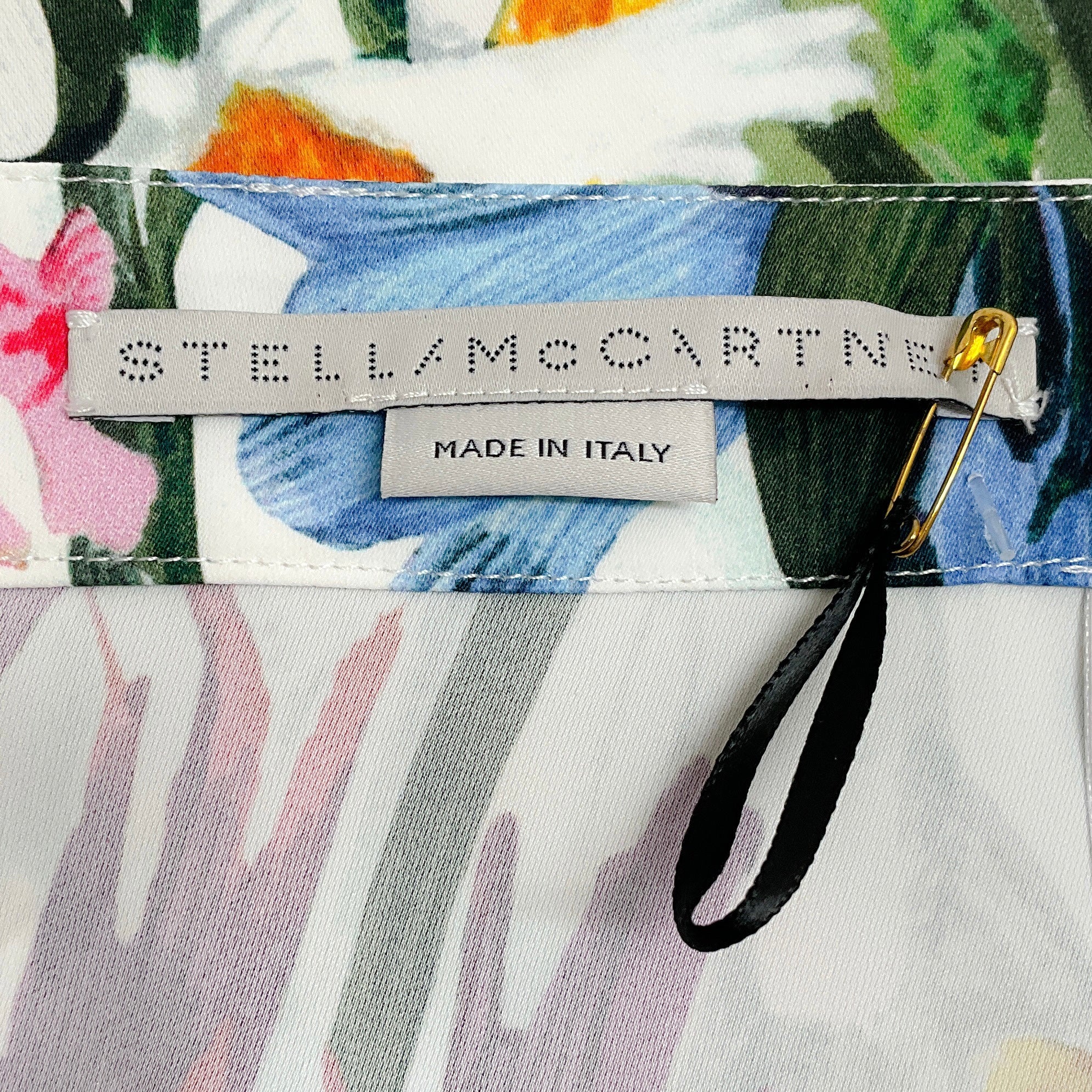 Stella McCartney White Multi Floral Print Skirt