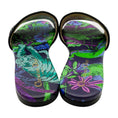 Load image into Gallery viewer, Christian Dior Turquoise / Purple Dway Slide Sandals
