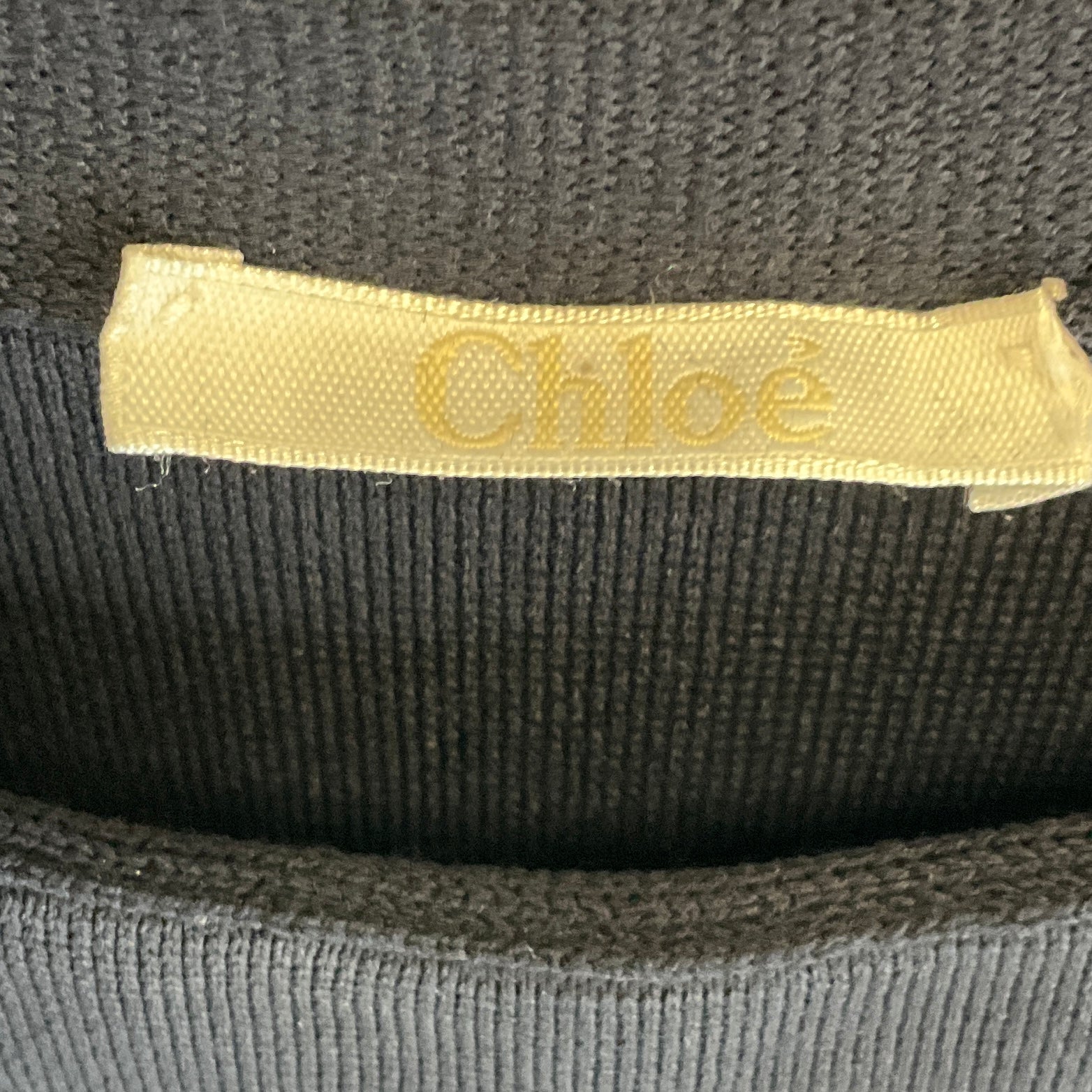 Chloe Deep Navy Scalloped Trim Laser Cut Detail Sleeveless Fitted Knit Dress