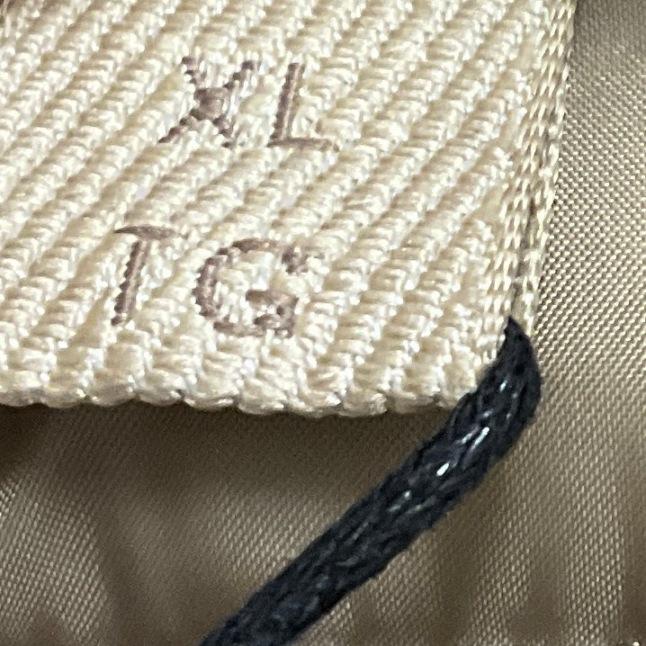 Burberry Brit Pale Fawn Reversible Merino Wool Cable Knit and Nylon Zip Front Padded Vest