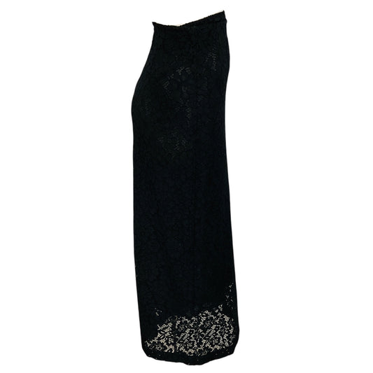 Proenza Schouler Black Stretch Lace Jasmine Maxi Skirt