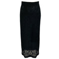 Load image into Gallery viewer, Proenza Schouler Black Stretch Lace Jasmine Maxi Skirt
