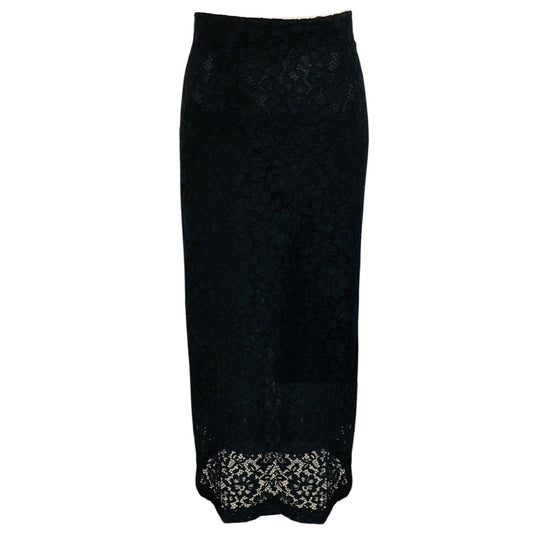 Proenza Schouler Black Stretch Lace Jasmine Maxi Skirt