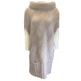 Load image into Gallery viewer, Agnona Taupe Cashmere Knit Poncho Sweater
