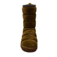 Load image into Gallery viewer, Brunello Cucinelli Brown Monili Bead Embellished Quilted Suede Boots
