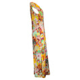 Load image into Gallery viewer, La DoubleJ Yellow Multi Holi Print Fluid Jersey Rita Dress
