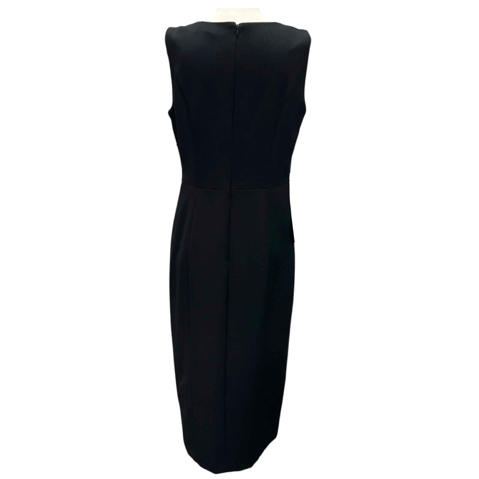Kay Unger Black Brynn Midi Dress